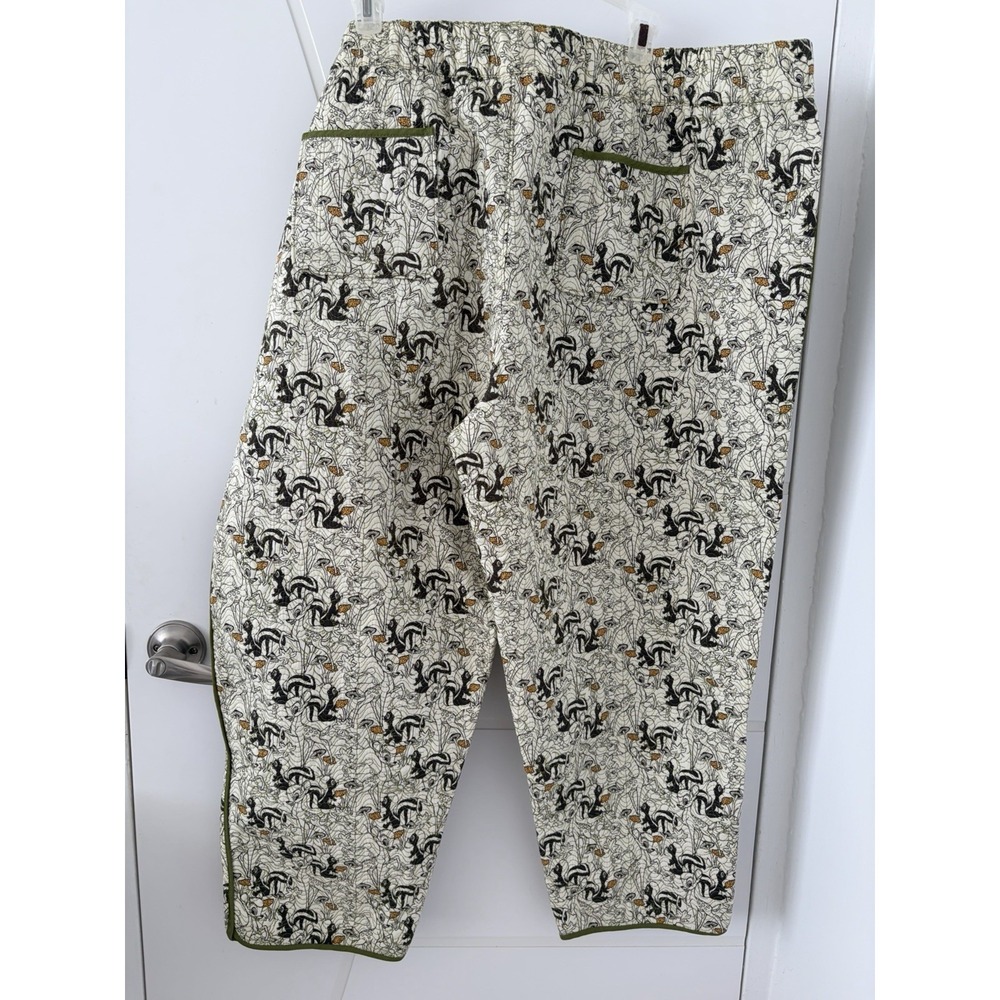 Disney Bambi Cotton Pull On Cropped Pants Green Plus Size 2XL - Picture 7 of 15